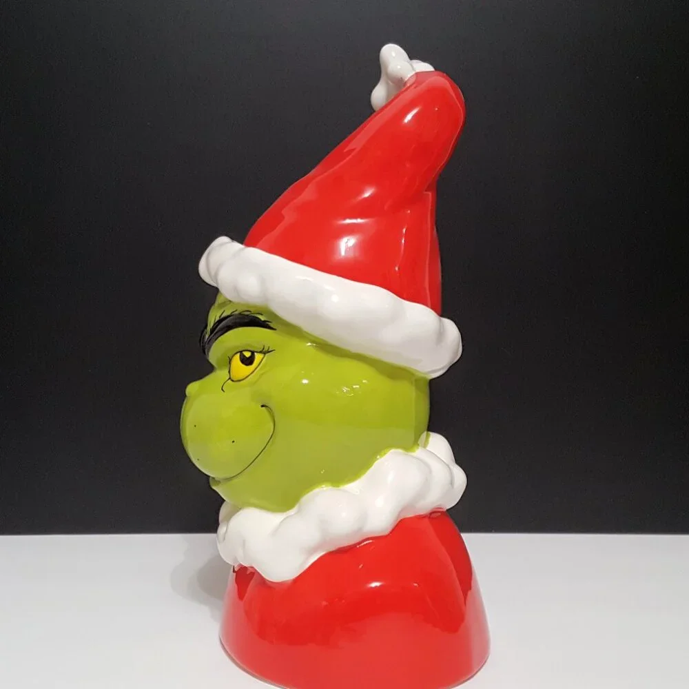 NEW RARE Williams Sonoma The Grinch Cookie Jar NIB
